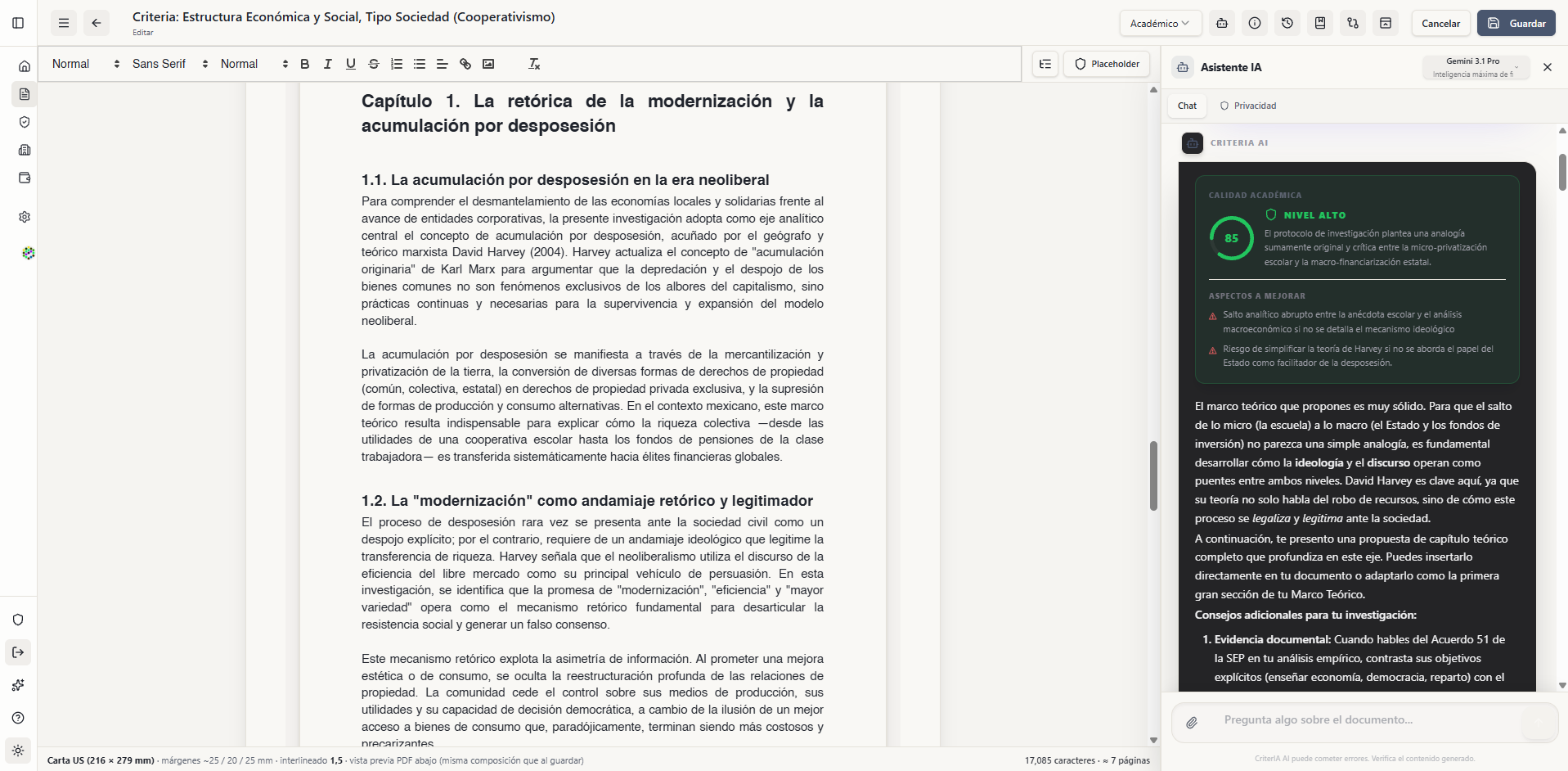 Cómo Refinar tu Borrador Académico con CriterIA: Una Guía para Investigadores